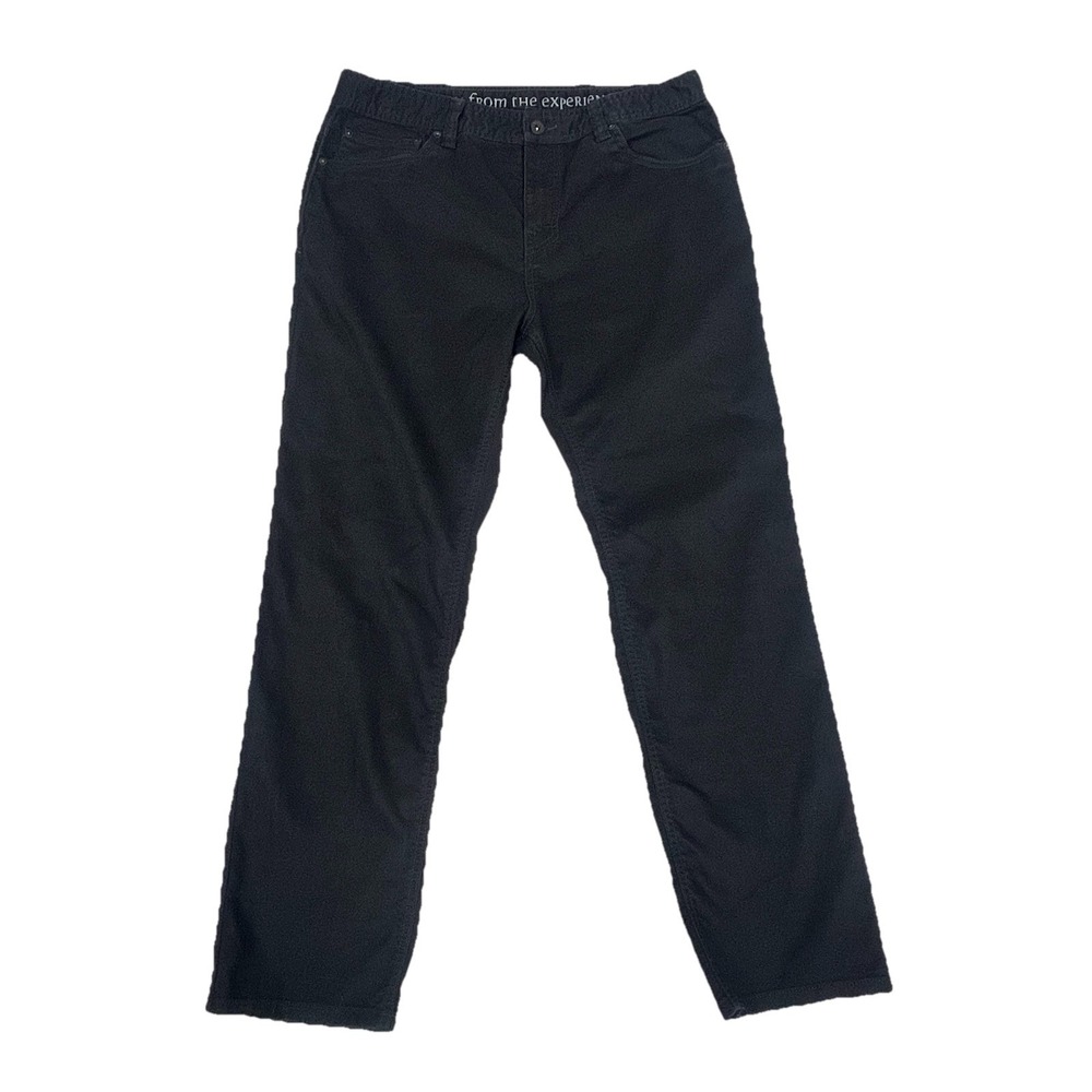 Prana  Bridger Jeans Men's 32x30 Slim Fit Black Denim 5 Pocket Outdoor Hiking